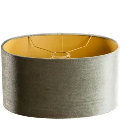 QAZQA lampenkappen cilinder velours groen Hot