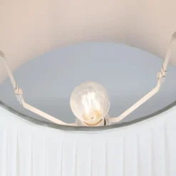 QAZQA lampenkappen plisse crème