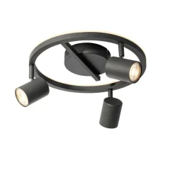 QAZQA opbouwspots back up zwart gu10 Online