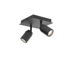 QAZQA opbouwspots ducha zwart gu10 New