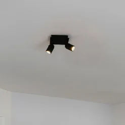 QAZQA opbouwspots ducha zwart gu10 New