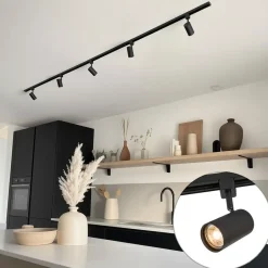 QAZQA opbouwspots iconic jeana zwart gu10 Discount