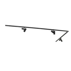 QAZQA opbouwspots iconic zwart gu10 Clearance