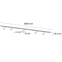 QAZQA opbouwspots iconic jeana luxe zwart gu10 New