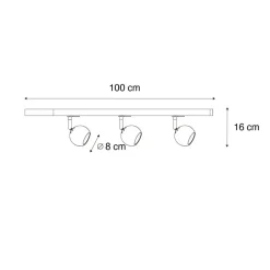 QAZQA opbouwspots iconic gissi goudkleurig gu10 New