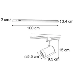 QAZQA opbouwspots iconic jeana wit gu10 Discount