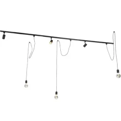 QAZQA opbouwspots iconic cavalux jeana zwart e27 Outlet