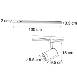 QAZQA opbouwspots iconic jeana wit gu10 Online