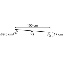 QAZQA opbouwspots iconic jeana wit gu10 Online
