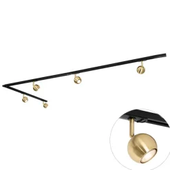 QAZQA opbouwspots iconic gissi goudkleurig gu10 Best