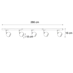 QAZQA opbouwspots iconic gissi goudkleurig gu10 Best