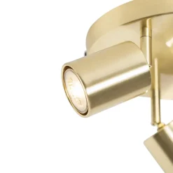 QAZQA opbouwspots java goudkleurig gu10 Discount