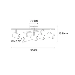 QAZQA opbouwspots jeana bruin gu10 Clearance