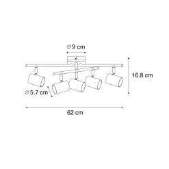 QAZQA opbouwspots jeana crème gu10 Clearance