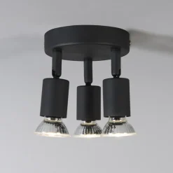 QAZQA opbouwspots jeany zwart gu10 Online