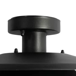 QAZQA plafondlampen buiten morty zwart e27 Online