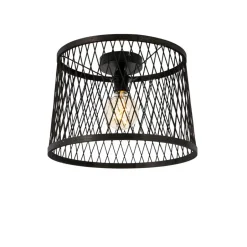 QAZQA plafondlampen buiten calamus zwart e27 New