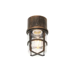 QAZQA plafondlampen buiten kiki goudkleurig e27 Outlet