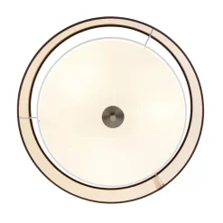 QAZQA plafondlampen drum duo bruin e27 Online