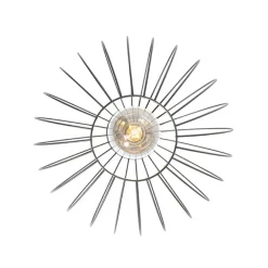 QAZQA plafondlampen margarita zwart e27 Outlet