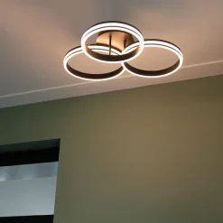 QAZQA plafondlampen navara zwart geïntegreerde led Clearance