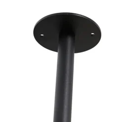 QAZQA plafondlampen shelf zwart e27