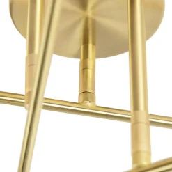 QAZQA plafondlampen sydney goudkleurig e27 Discount