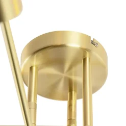 QAZQA plafondlampen sydney goudkleurig e27 Discount