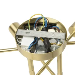 QAZQA plafondlampen sydney goudkleurig e27 Discount