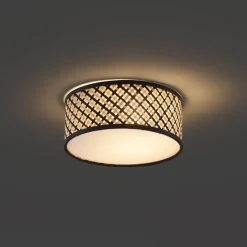 QAZQA plafondlampen tremmo crème e27 New