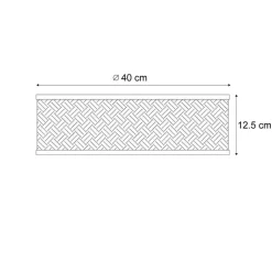 QAZQA plafondlampen tremmo crème e27 Discount