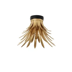 QAZQA plafondlampen wesley goudkleurig e27 Sale