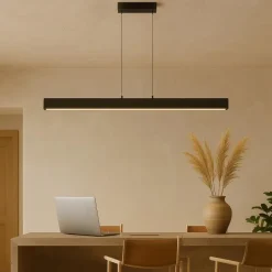 QAZQA Professional hanglampen keane zwart geïntegreerde led Best