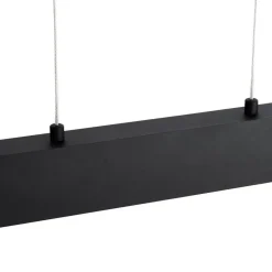 QAZQA Professional hanglampen keane zwart geïntegreerde led Best
