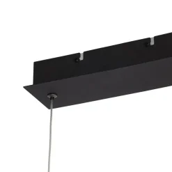 QAZQA Professional hanglampen keane zwart geïntegreerde led Best