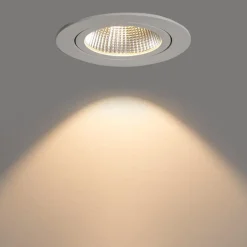 QAZQA Professional inbouwspots gaius wit geïntegreerde led