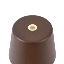 QAZQA Professional tafellampen bass bronskleurig geïntegreerde led Sale