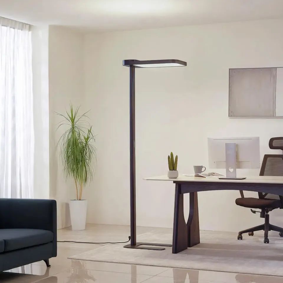 QAZQA Professional vloerlampen guzo zwart geïntegreerde led Online