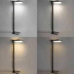 QAZQA Professional vloerlampen guzo zwart geïntegreerde led Online