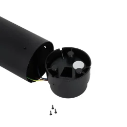 QAZQA staande buitenlampen huma zwart e27 New