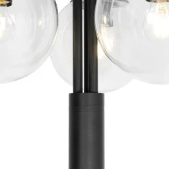 QAZQA staande buitenlampen sfera zwart e27 Discount