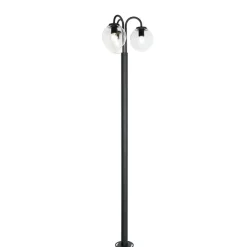 QAZQA staande buitenlampen sfera zwart e27 Discount