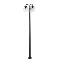 QAZQA staande buitenlampen sfera zwart e27 Discount