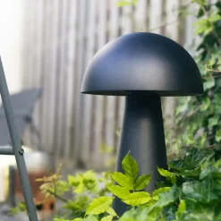 QAZQA staande buitenlampen mushroom zwart e27 Sale
