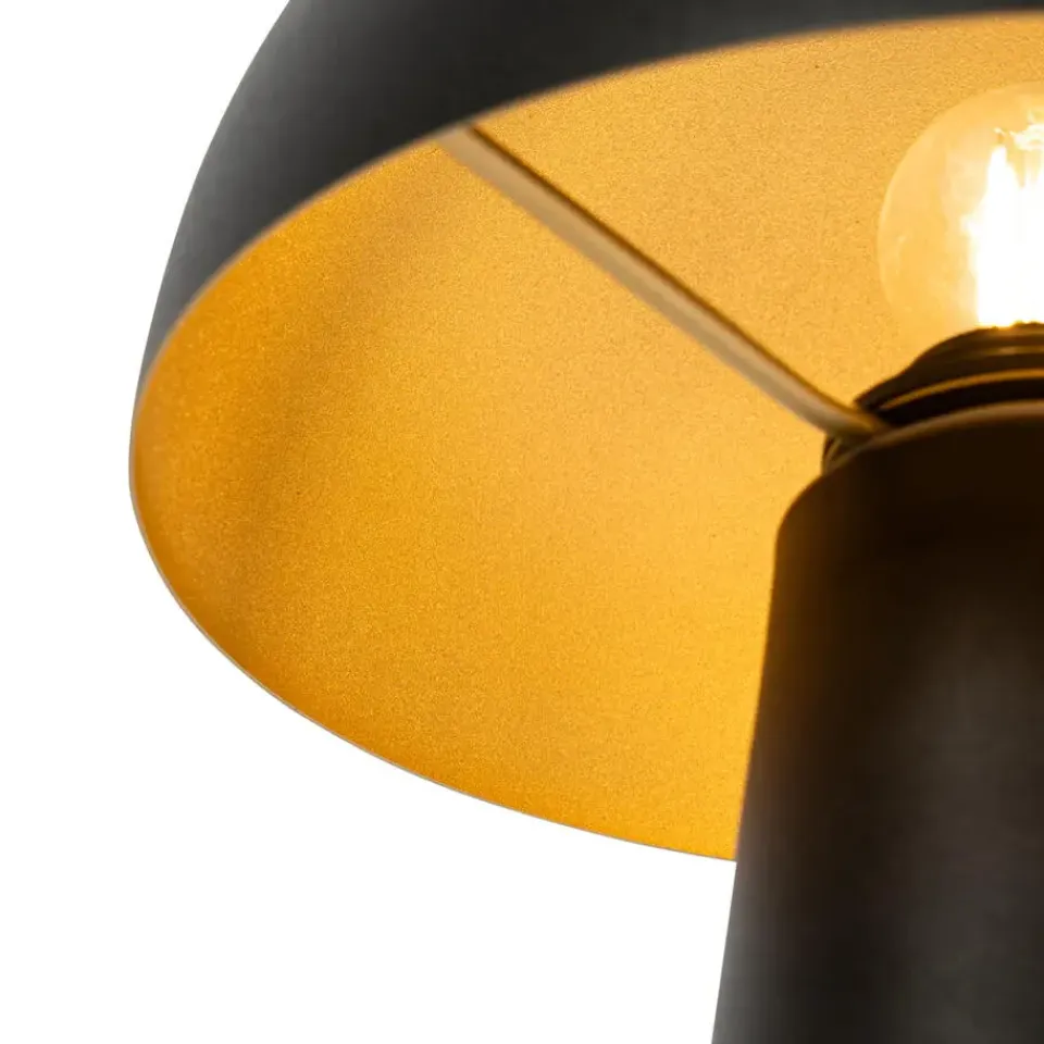 QAZQA staande buitenlampen mushroom zwart e27 Sale