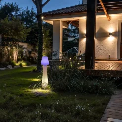 QAZQA staande buitenlampen katrijn wit e27 Clearance