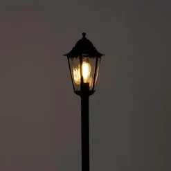 QAZQA staande buitenlampen new orleans zwart e27 Hot