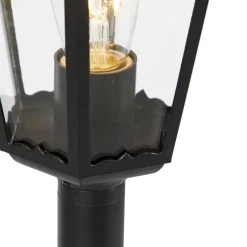 QAZQA staande buitenlampen new orleans zwart e27 Hot