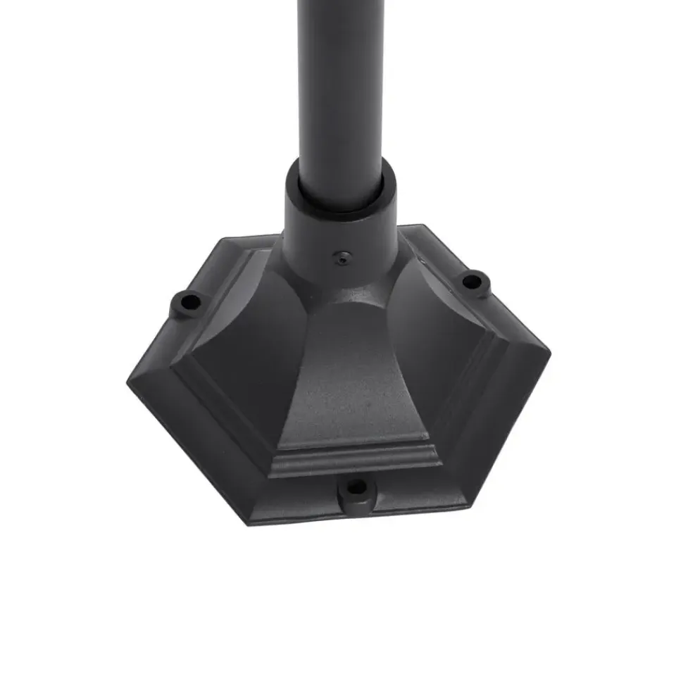 QAZQA staande buitenlampen berta zwart e27 Clearance