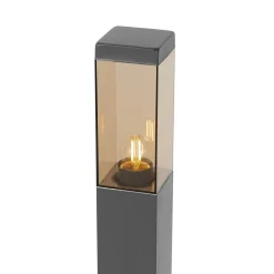 QAZQA staande buitenlampen malios bruin e27 Outlet